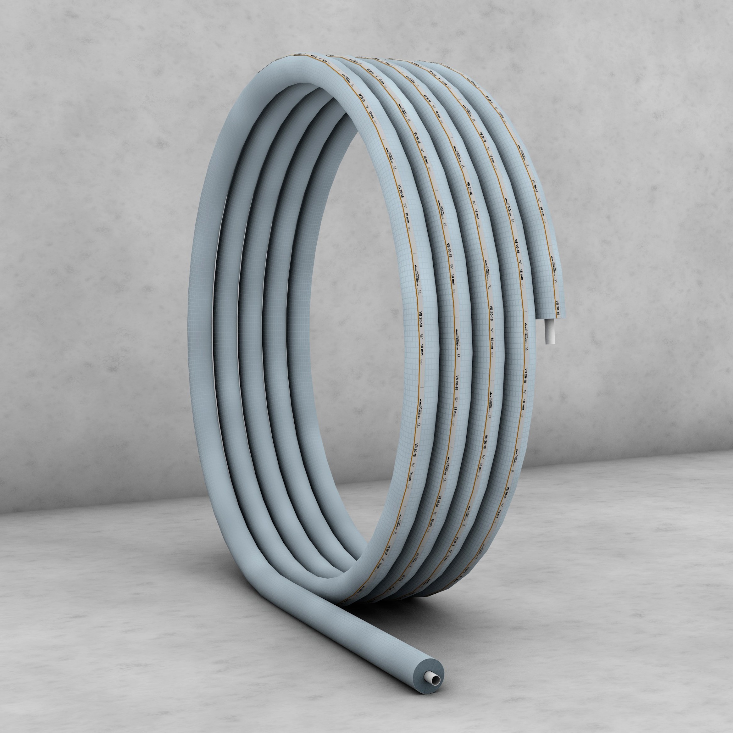 Vorgedämmte Rollenware mit Misselon-Robust