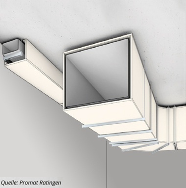 Brandschutzbekleidung für Lüftungsleitungen