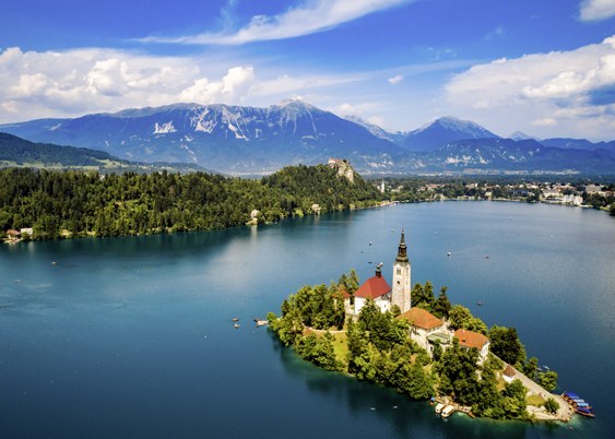 Landschaftsporträt aus Slowenien